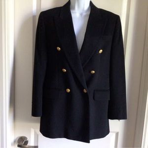 Black wool Aquascutum blazer
